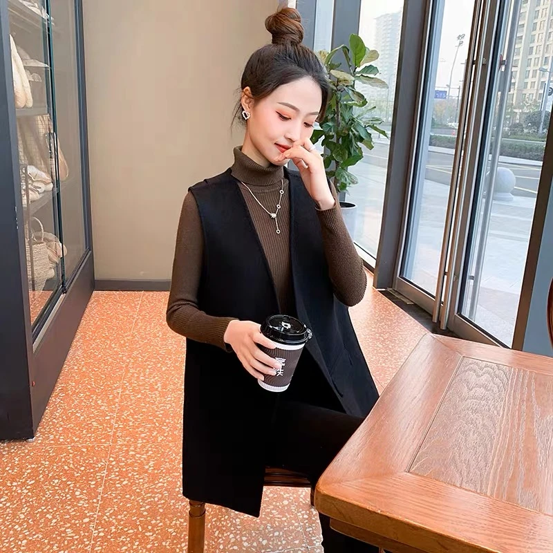 SANQIAN ·宋三千 高级欧货不规则开叉西装马甲12645