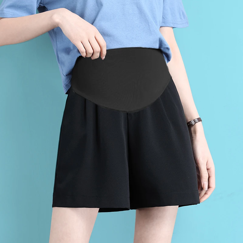 孕妇裤子宽松夏季外穿大码短裤2024新款休闲直筒裤女夏天西装短裤