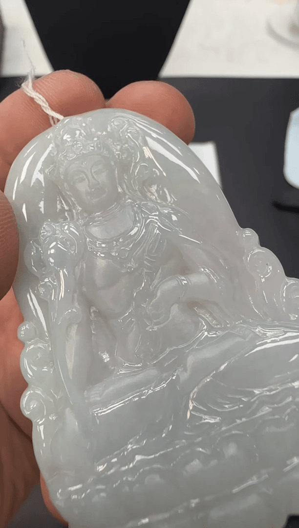 【闪购商品】翡翠颈饰未镶嵌天然翡翠A货孤品一件