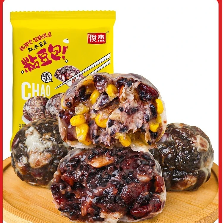 俊杰粘豆包粗粮低脂黏豆包儿东北特产五谷杂粮代餐