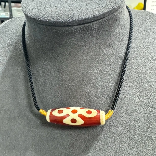 壹加｜手工设计横版红肉五y闪电玛瑙锁骨链多样性发货