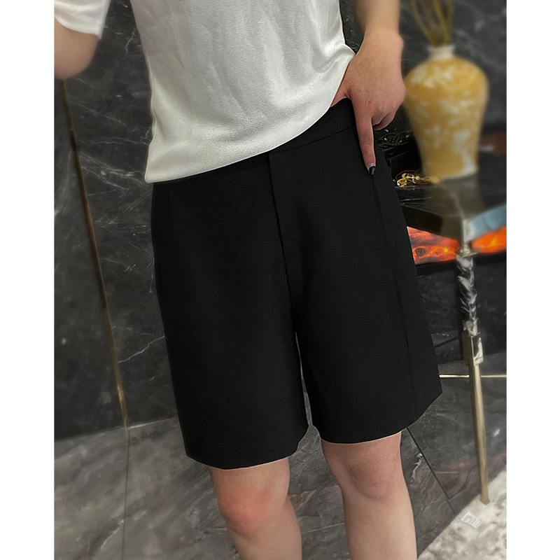 JING2024夏季新款89188百搭运动时尚休闲显瘦中裤宽松简约五分裤