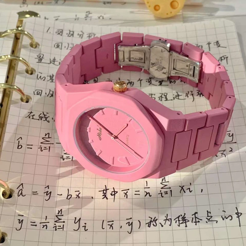 糖果色少女多巴胺手表女款女士初高中学生轻奢高颜值网红青春风式