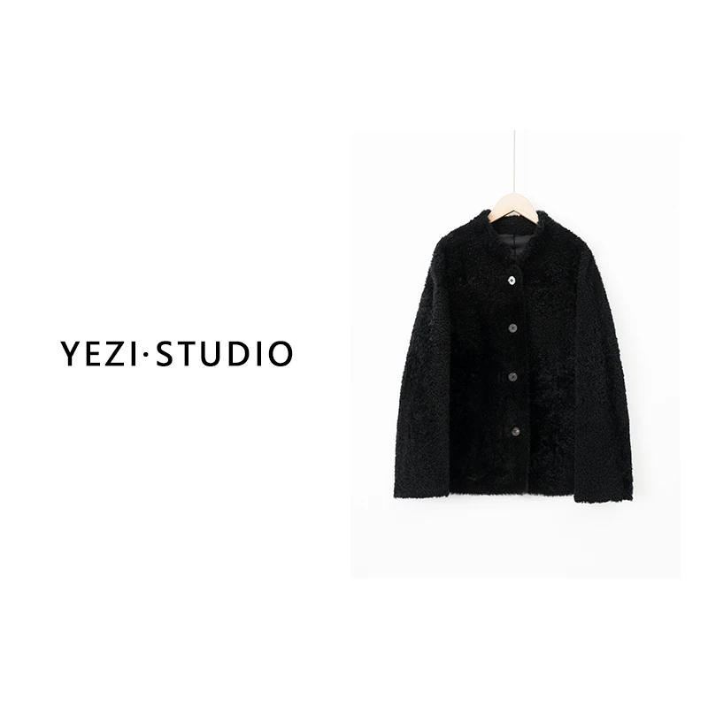 【现货速发】【时髦精大表姐】同款进口拉贡皮毛一体外套24491717