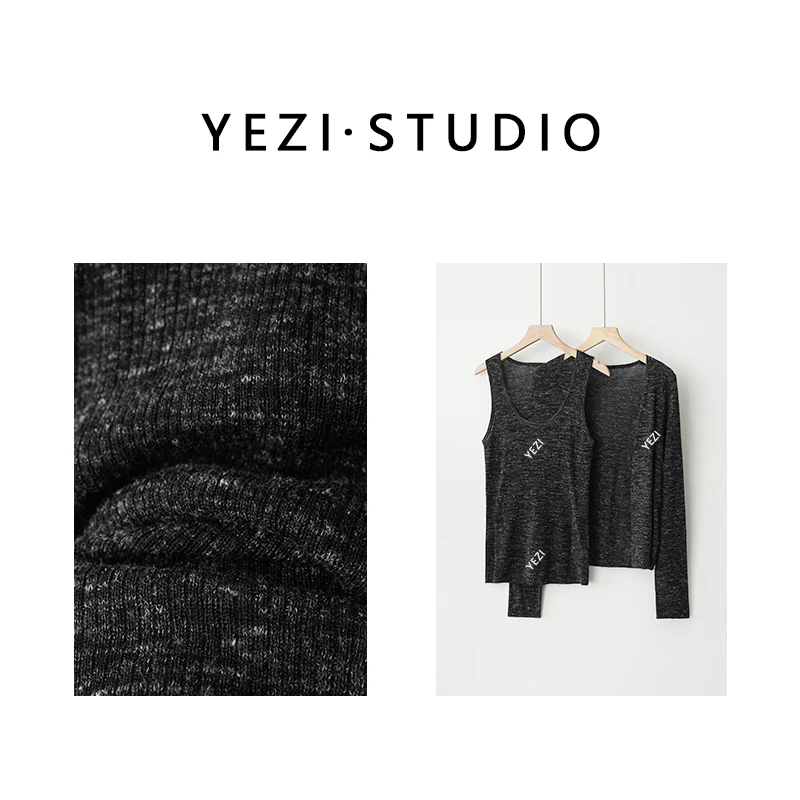 【都市轻氧】48支亚麻针织背心+针织开衫24319701（24319901）-9/1