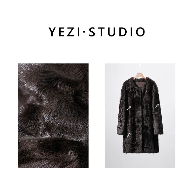 云朵感小湖羊皮毛一体时尚外套24391701