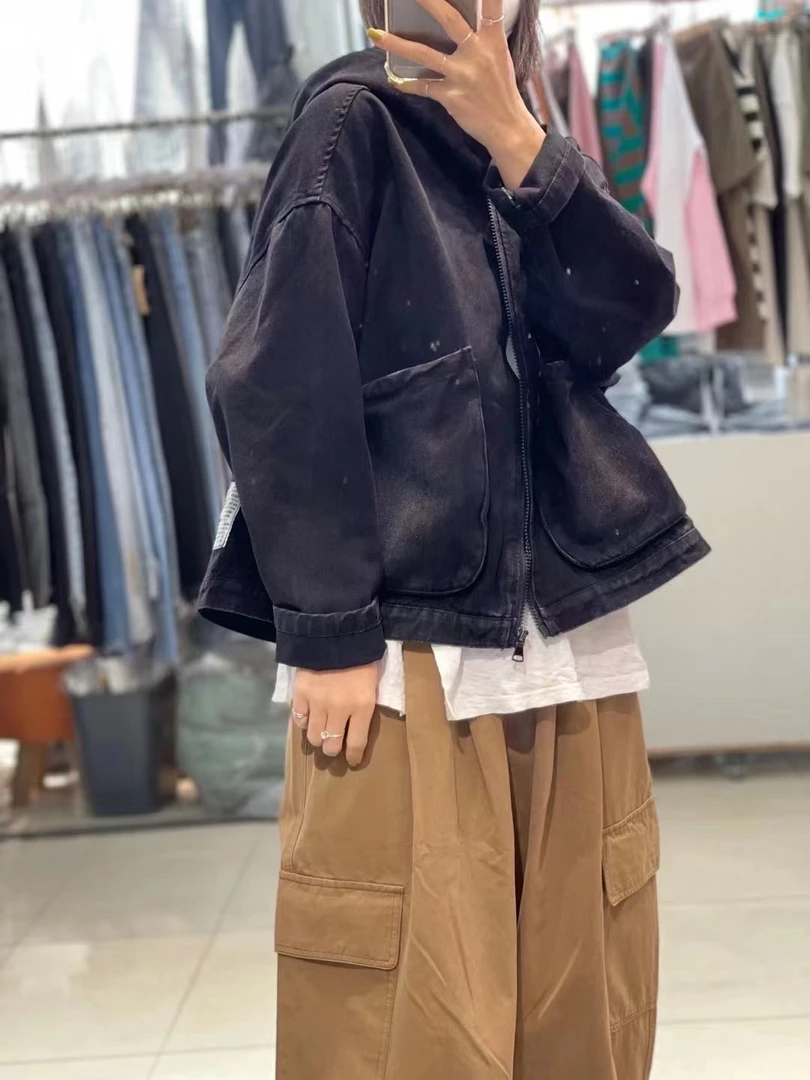 欧货牛仔棉休闲外套