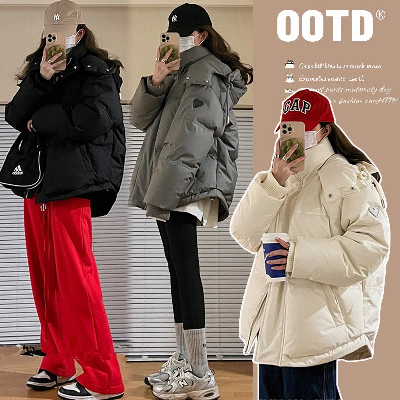 冬装新款加厚孕妇棉衣棉服时尚小众面包服孕妇外套潮保暖大衣秋冬