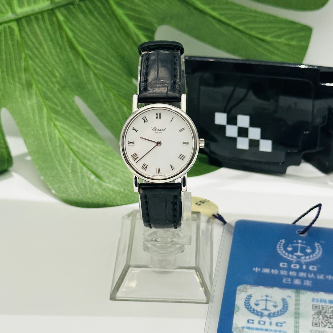 95新 Chopard/萧邦 CLASSIC系列127387/18K白金/表径26.5/单表