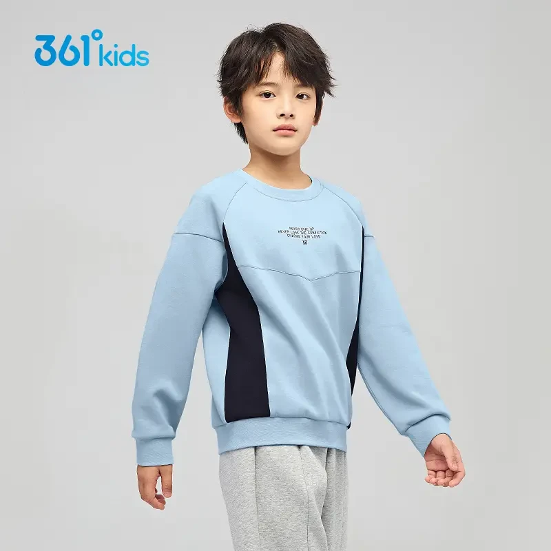 361°儿童童装男套头卫衣新款中大童运动N52411301