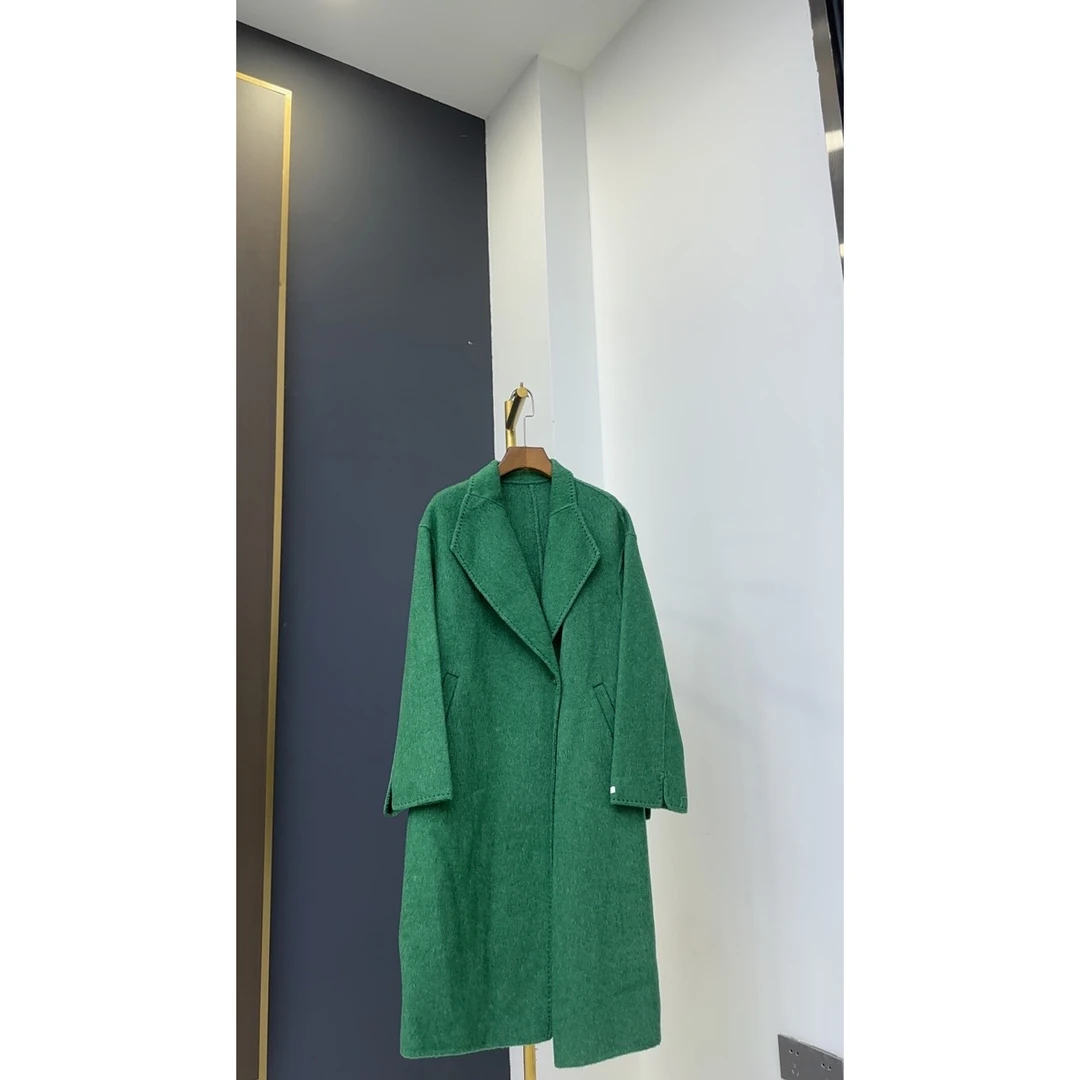 高端轻奢羊绒、澳毛、绵羊、兔绒、羊毛大衣【成分具体洗水标为准】-110