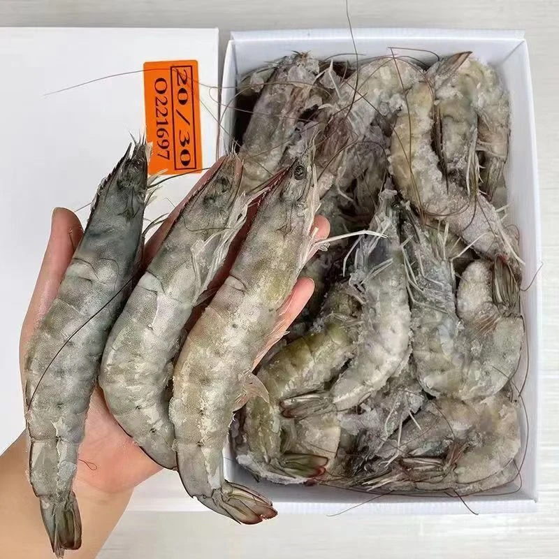 【新店福利】原盒2030大大号虾3.3斤净重36只到46只左右冷链包邮
