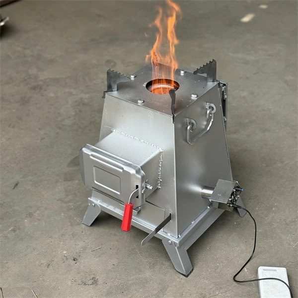 新款塔形户外柴火炉小型无烟气化炉野炊便携带柴火灶柴煤两用