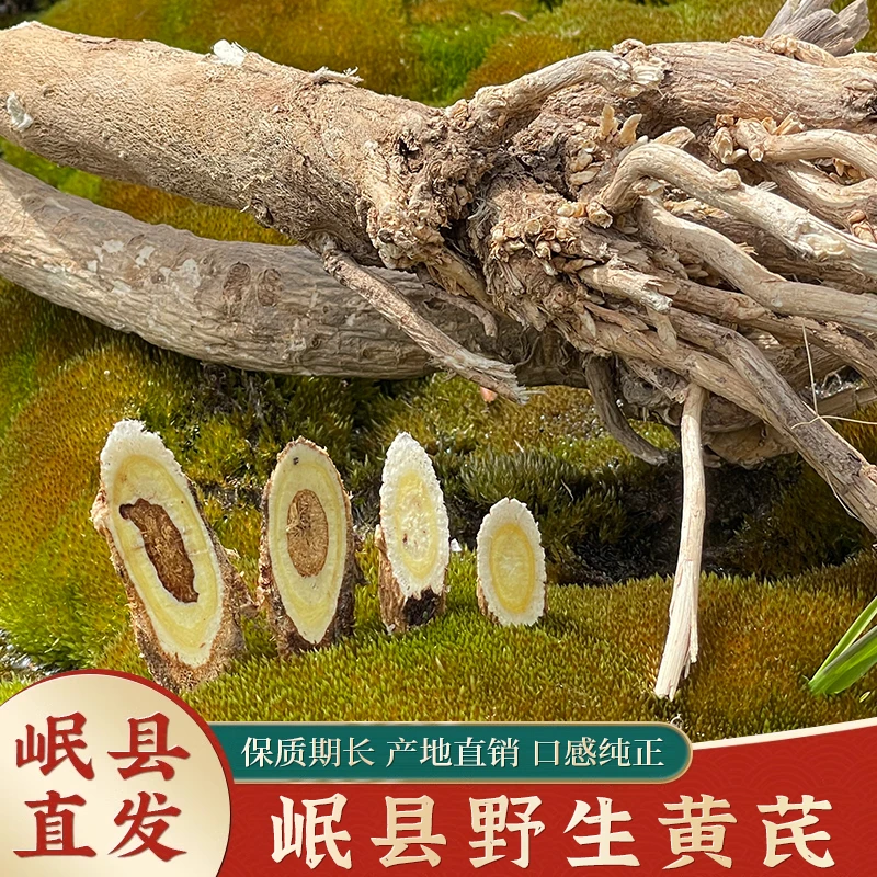 【野生黄芪片】甘肃岷县深山荆棘林生长老黄芪切片泡水食用好营养
