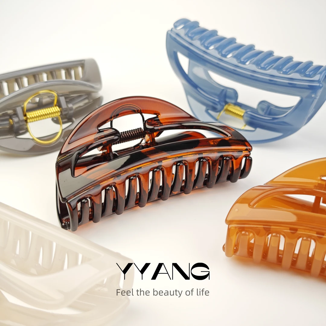 【月牙湾】YYANG/法式优雅盘发抓夹饱满后脑勺高级树脂精致ins9cm