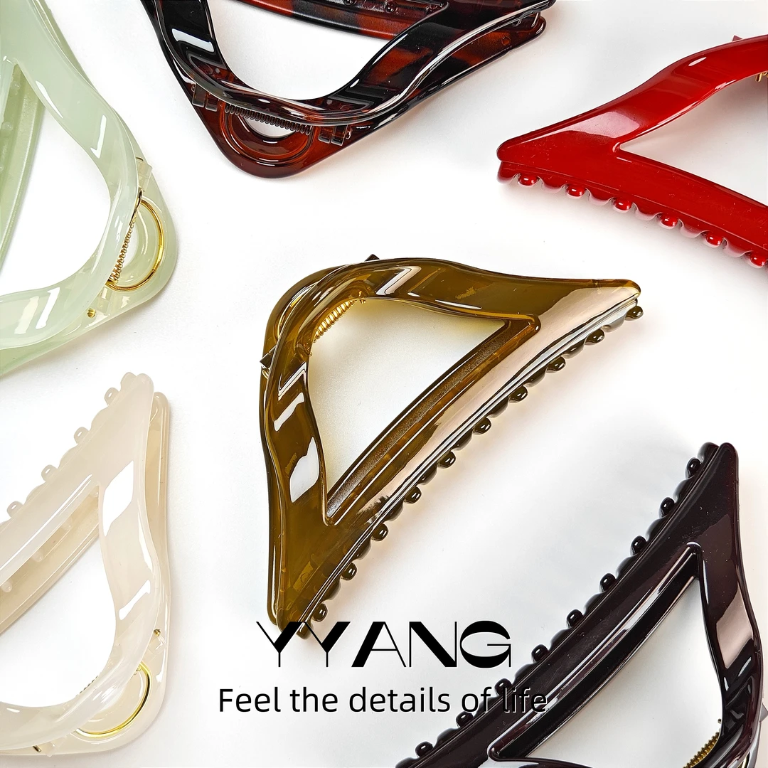 超有质感发夹 法式简约抓夹 百搭气质大抓夹