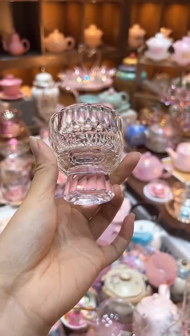 【闪购商品】浅粉高足主人杯主人杯