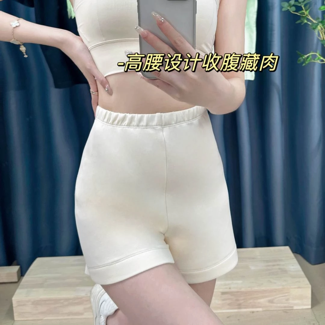 高腰设计感短裤打底裤百搭中性风短裤显瘦高级高弹力安全裤防走光