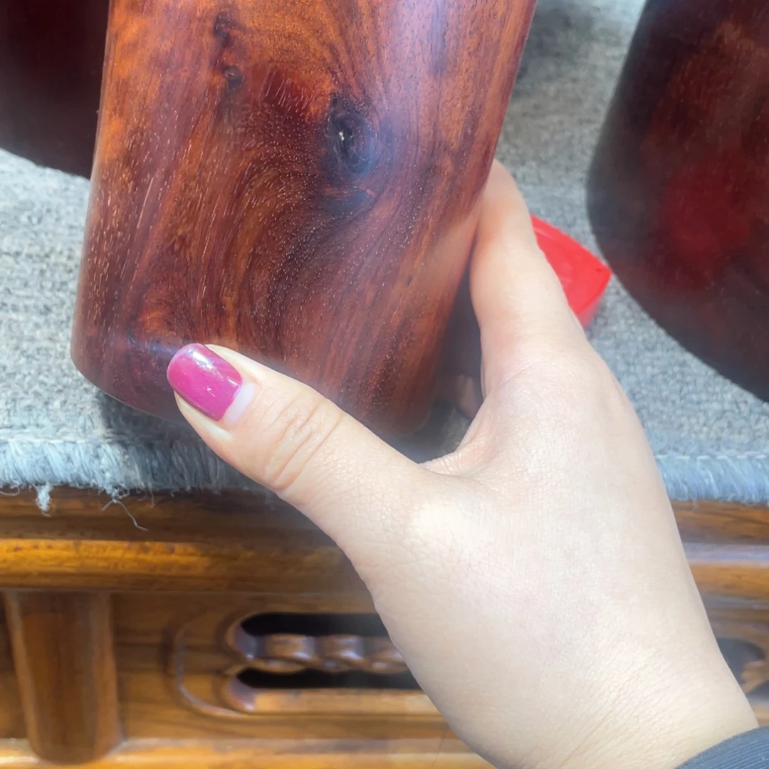 檀香紫檀（小叶紫檀）晚*小叶紫檀笔筒