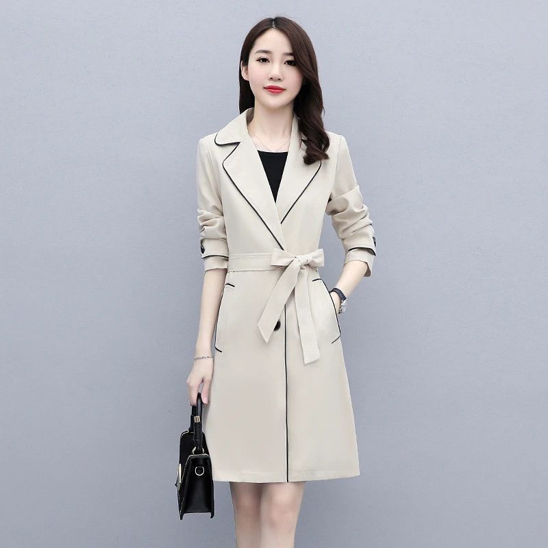 柏菲妮品牌女装2024年新款秋季爆款时尚休闲风衣外套气质显瘦修身