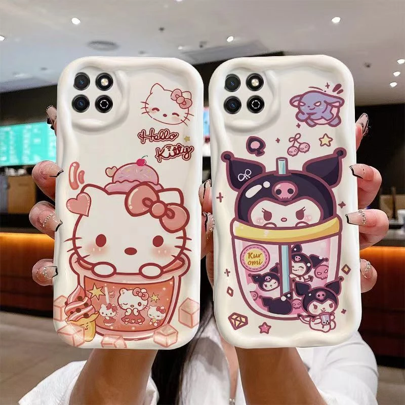 适用苹果14华为vivo小米oppo手机壳卡通全包边荣耀软壳