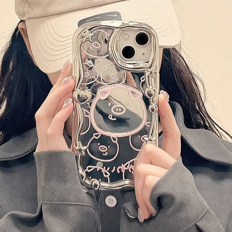 网红同款苹果华为vivo小米oppo手机壳iphone15/13/14软壳透明硅胶