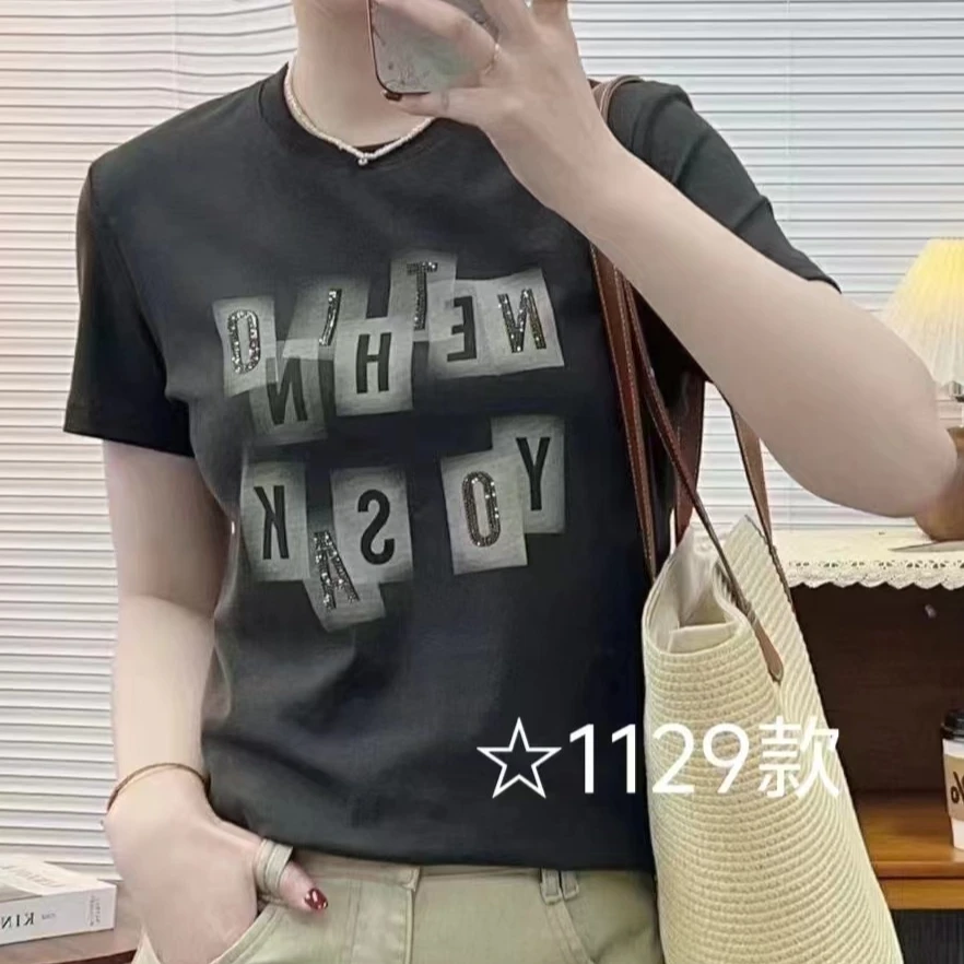 福利时尚休闲语欣--半袖打底T恤衫1129款