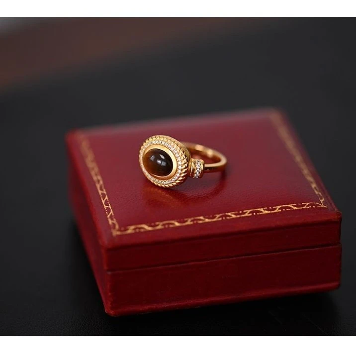 米梵缇 铜合金戒指 《星河简书》原创设计戒指高级感法式复古指环