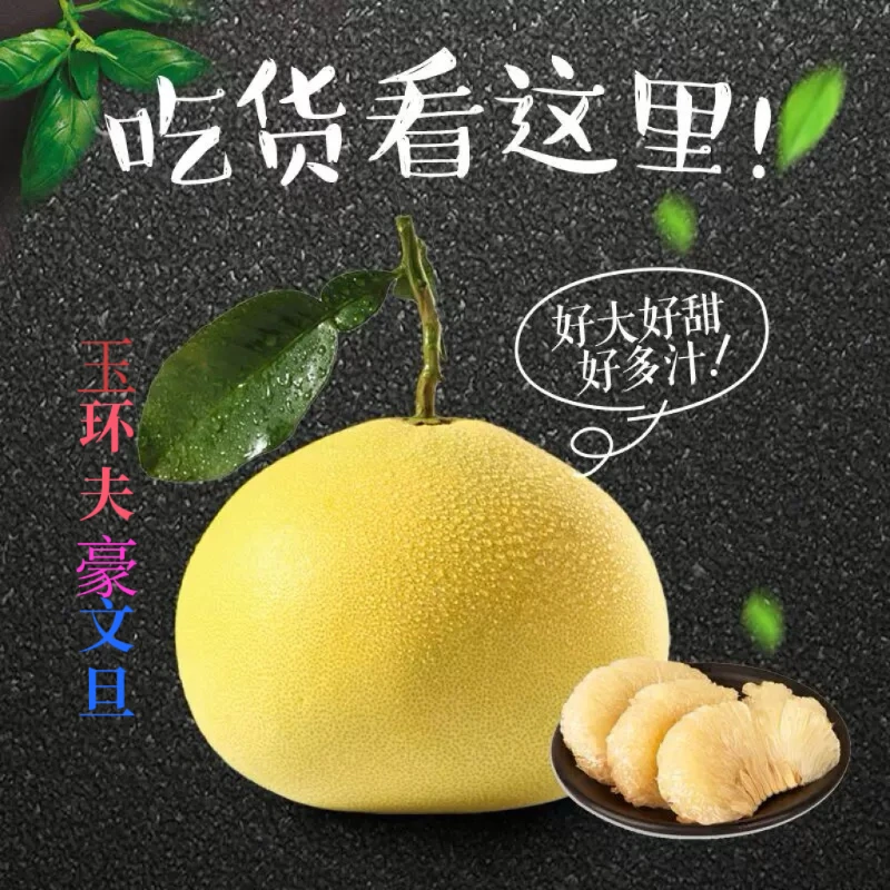 正宗玉环文旦40年老树当季水果孕妇小孩爱吃的水果送柚子一个