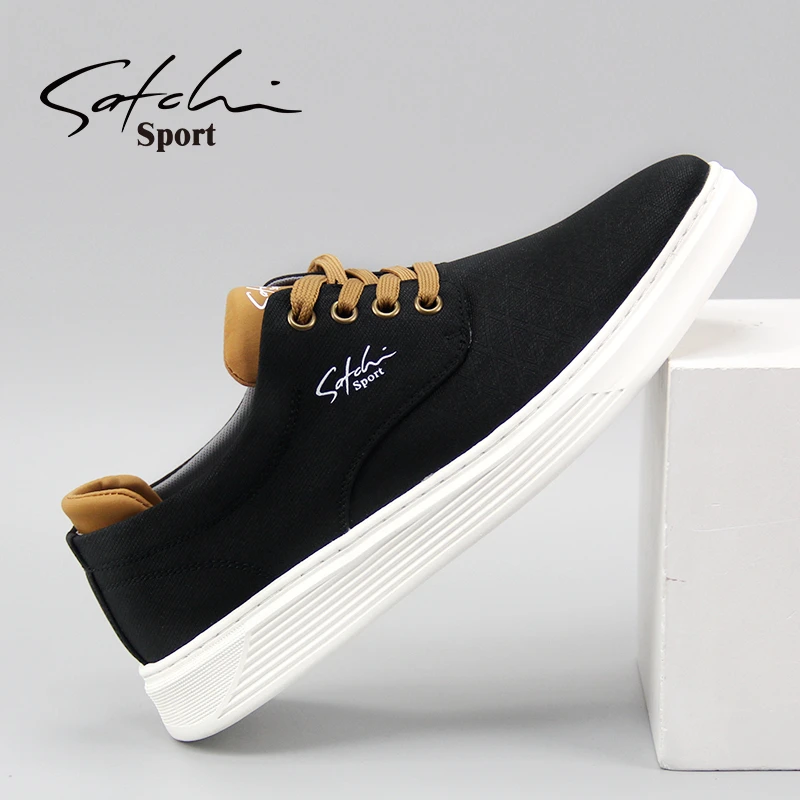 沙驰运动帆布鞋男鞋男士休闲鞋男软底透气布鞋系带男板鞋