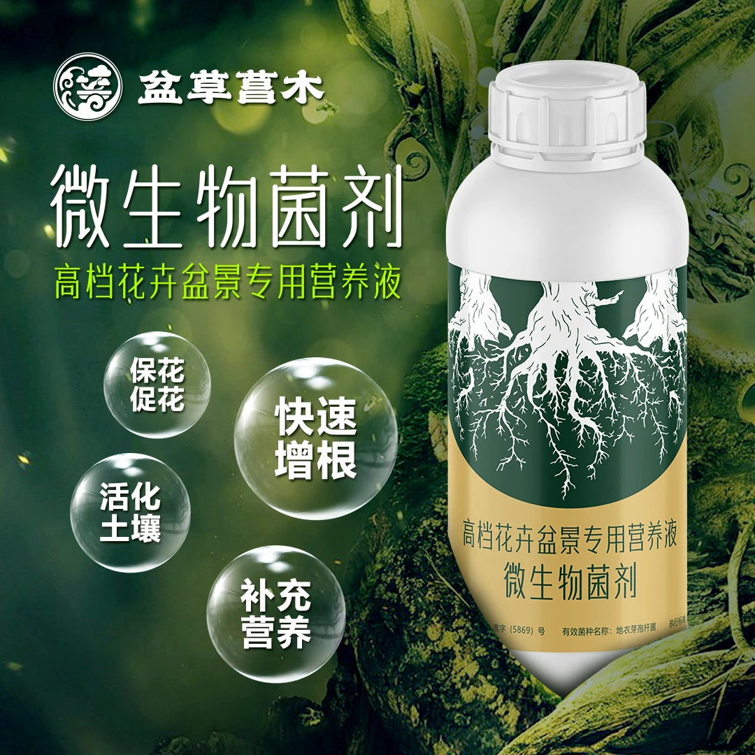 【高档花卉盆景专用】营养液微生物营养补充菌剂 促花增根活化土壤