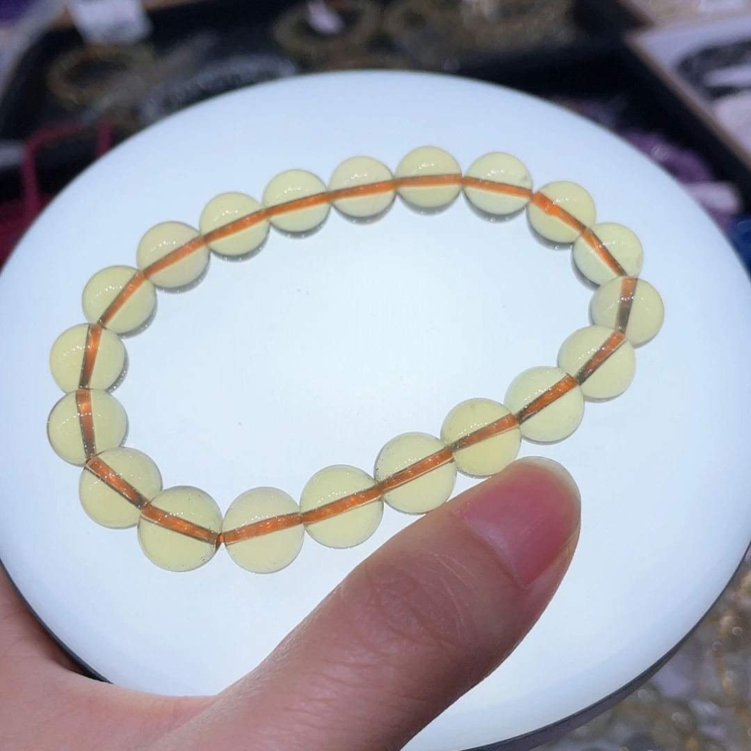 水晶巴西黄水晶10mm未镶嵌