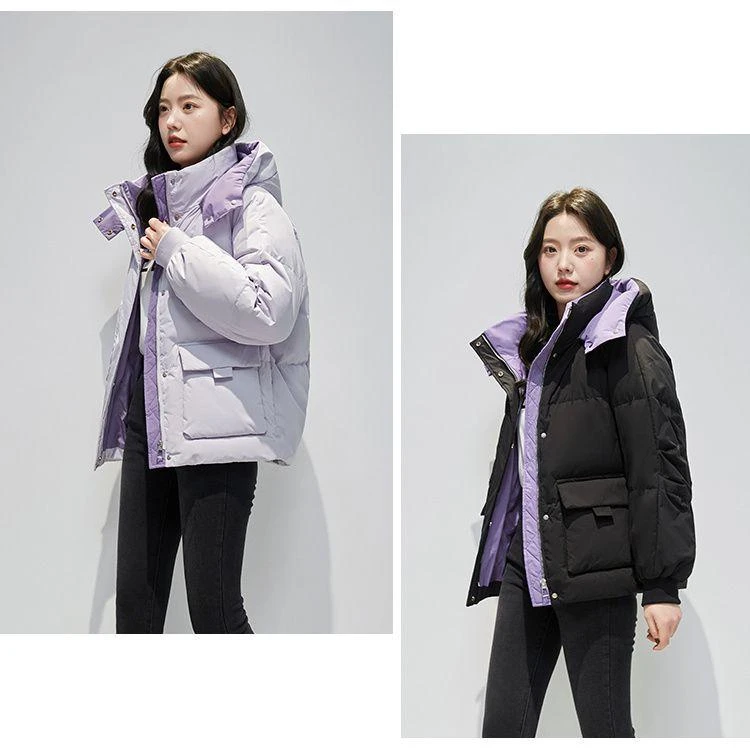 波司登冬季衣鸭新款商场撤柜清仓羽绒服女短款加厚宽松时尚高端连
