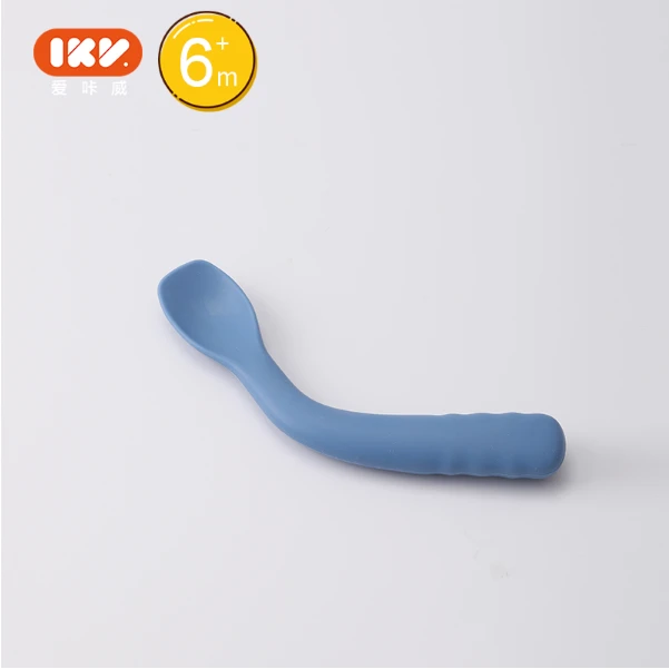 硅胶扭扭勺-蓝