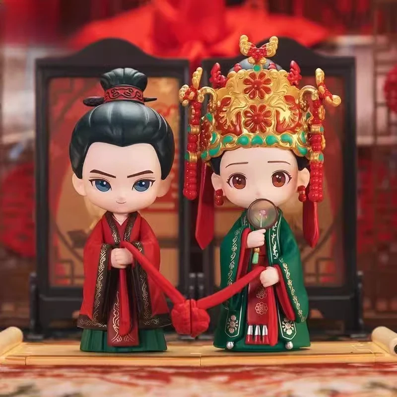 【星星爱潮玩】知否知否应是绿肥红瘦盲盒摆件创意结婚玩具礼物