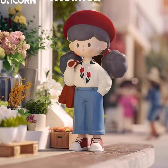 【星星爱潮玩】盲盒爆米花妹妹8代molinta复古港风系列盲盒潮玩手办