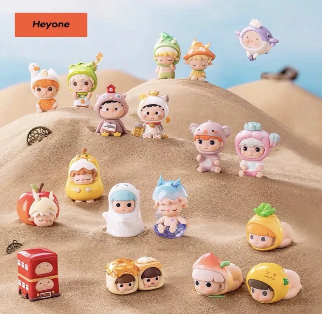 【拆盒】Heyone黑玩mini迷你萌粒盲盒二代系列盲盒盲袋潮玩手办