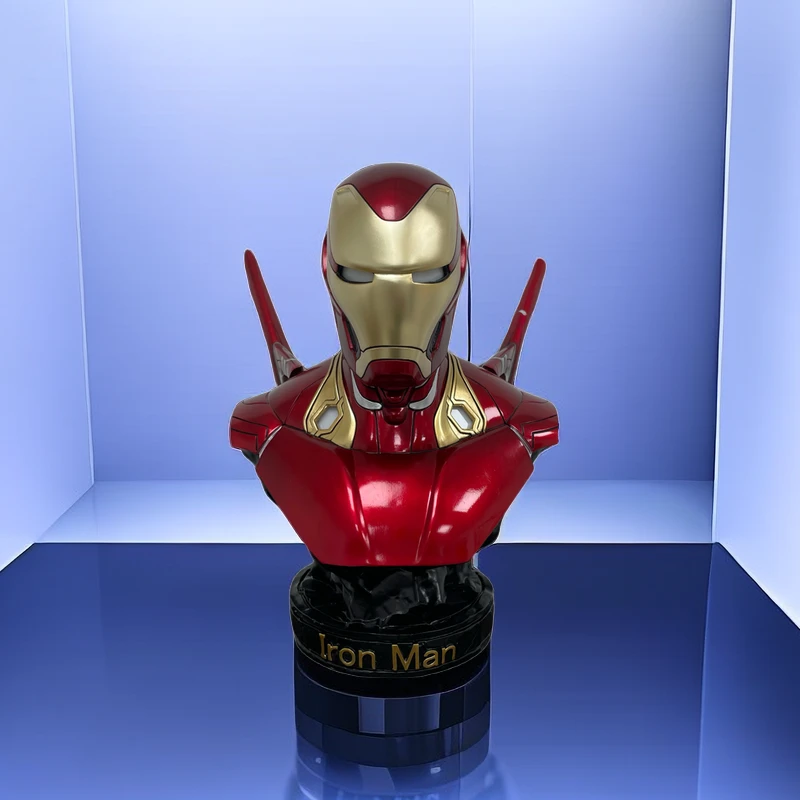 钢铁侠mk50发光版    钢铁侠半身雕像产品   钢铁侠手办