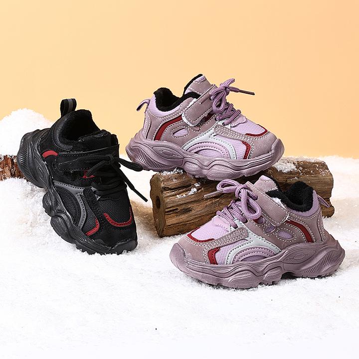 21-30码轻便儿童老爹鞋薄绒男宝女宝都可以穿耐穿面料宝宝跑步鞋