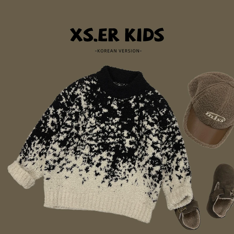 【小向子 现货】满天繁星-男童针织毛衣冬季针织上衣YY9301