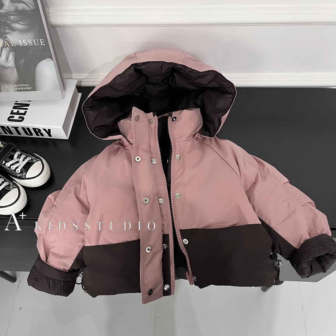 【小向子·双面穿】童装羽绒服儿童时尚连帽韩版百搭保暖冬款男