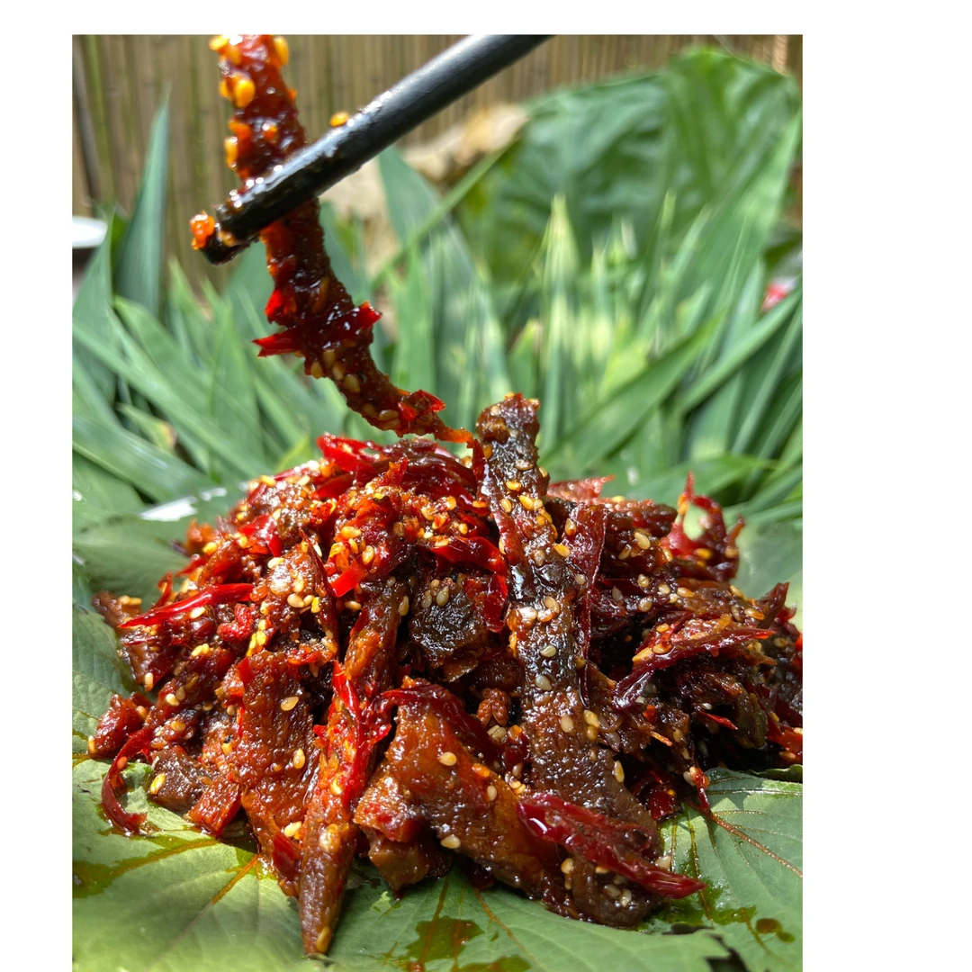 小甜哥 手工陈皮麻辣冷吃牛肉 快递包邮三通一达