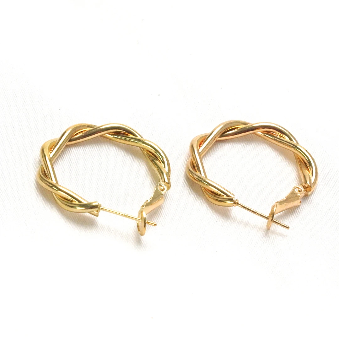 【KEFAN珂梵】法式气质小众简约ins圈圈耳环