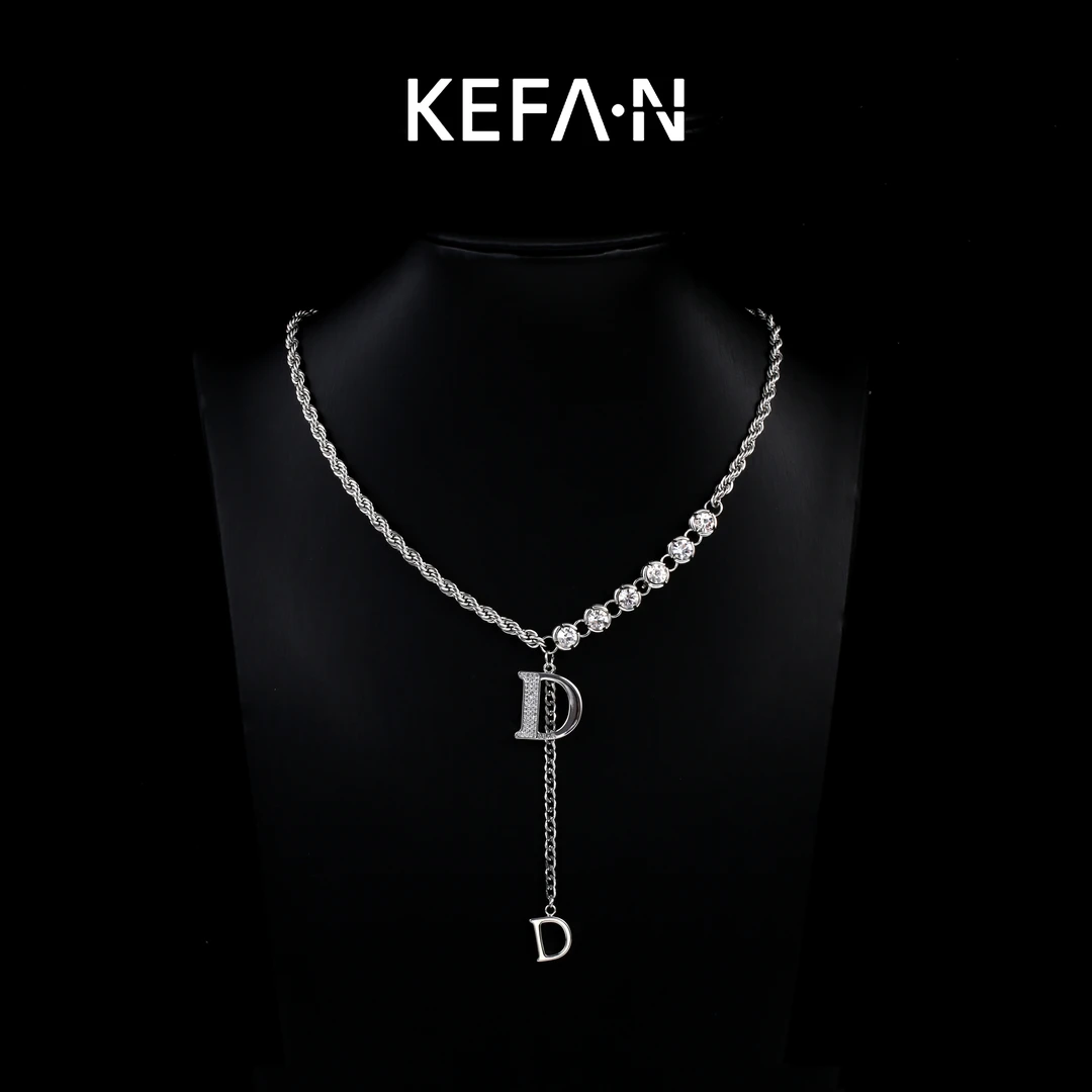 珂梵【时迁】轻奢设计字母D项链