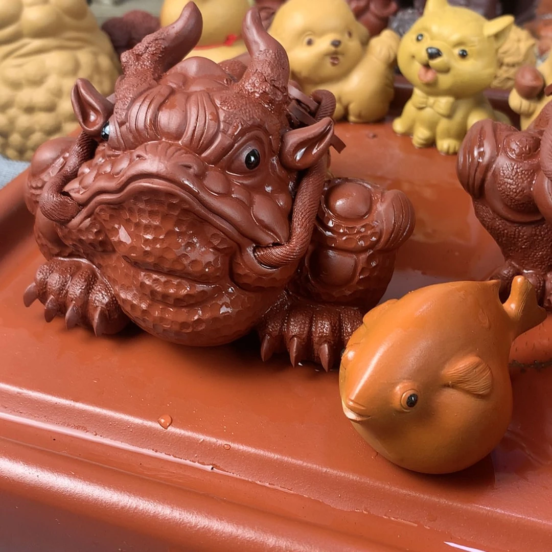【闪购商品】紫砂茶宠鱼*E