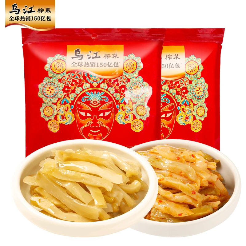 乌江清淡/微辣榨菜丝30g*10袋量贩装 咸菜开味下饭菜