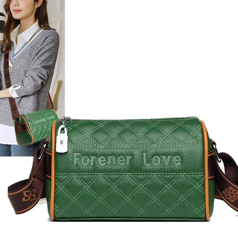 【头层牛皮】真皮女包单肩斜挎包207