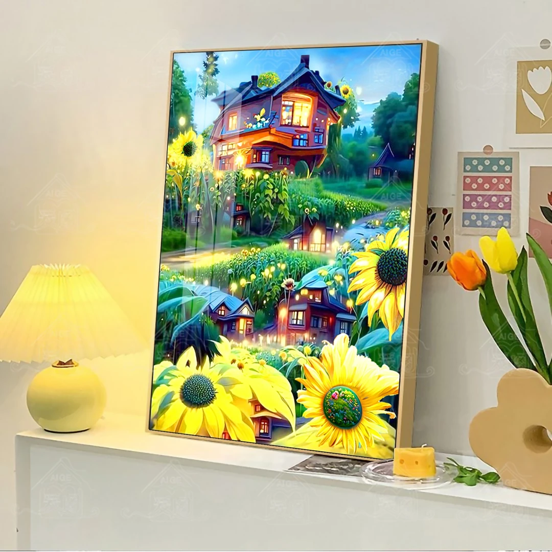 【宠粉福利】爱阁十字绣 森林小屋 2025简约唯美风景装饰小件线绣