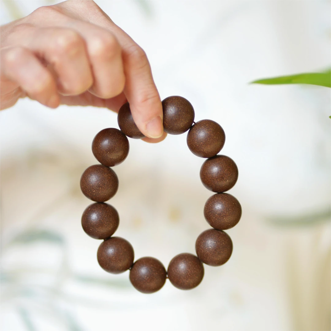 一图无忧安息香 新品单圈手串 手捻制作 古法泥塑合香珠