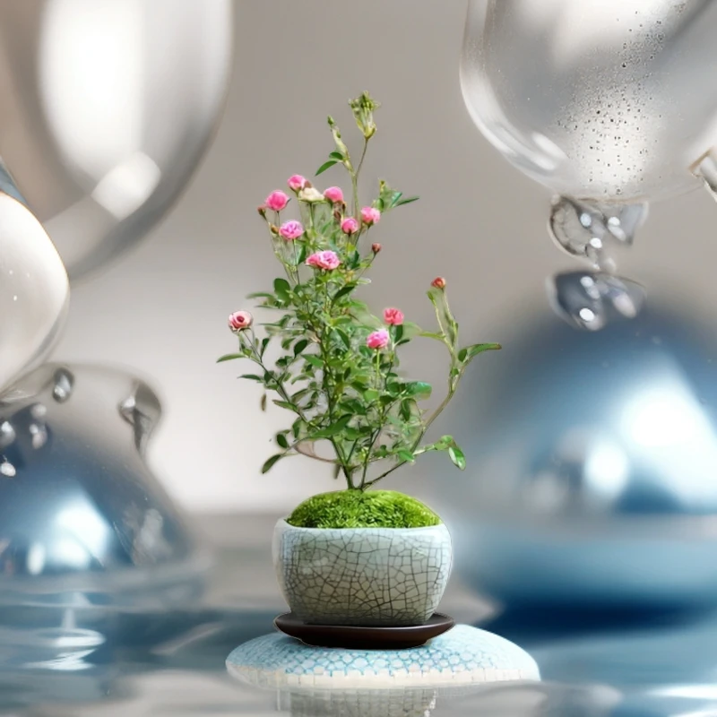 月季花盆月季苗盆栽小月季花盆栽姬乙女月季小苗阳台月季月季花苗